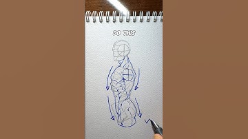 ✨Anatomy drawing tutorial EsayPeasy✨ #howtodraw