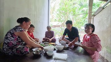 CÁ LÓC ĐỒNG NƯỚNG THAN GÁO DỪA THƠM NGON ,THỊT NGỌT ,BỮA CƠM CÙNG GIA ĐÌNH |dưa hấu miền tây-bến tre