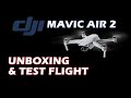 Mavic Air 2 fly more combo with smart controller unboxing and test flight (March 2021) 4K