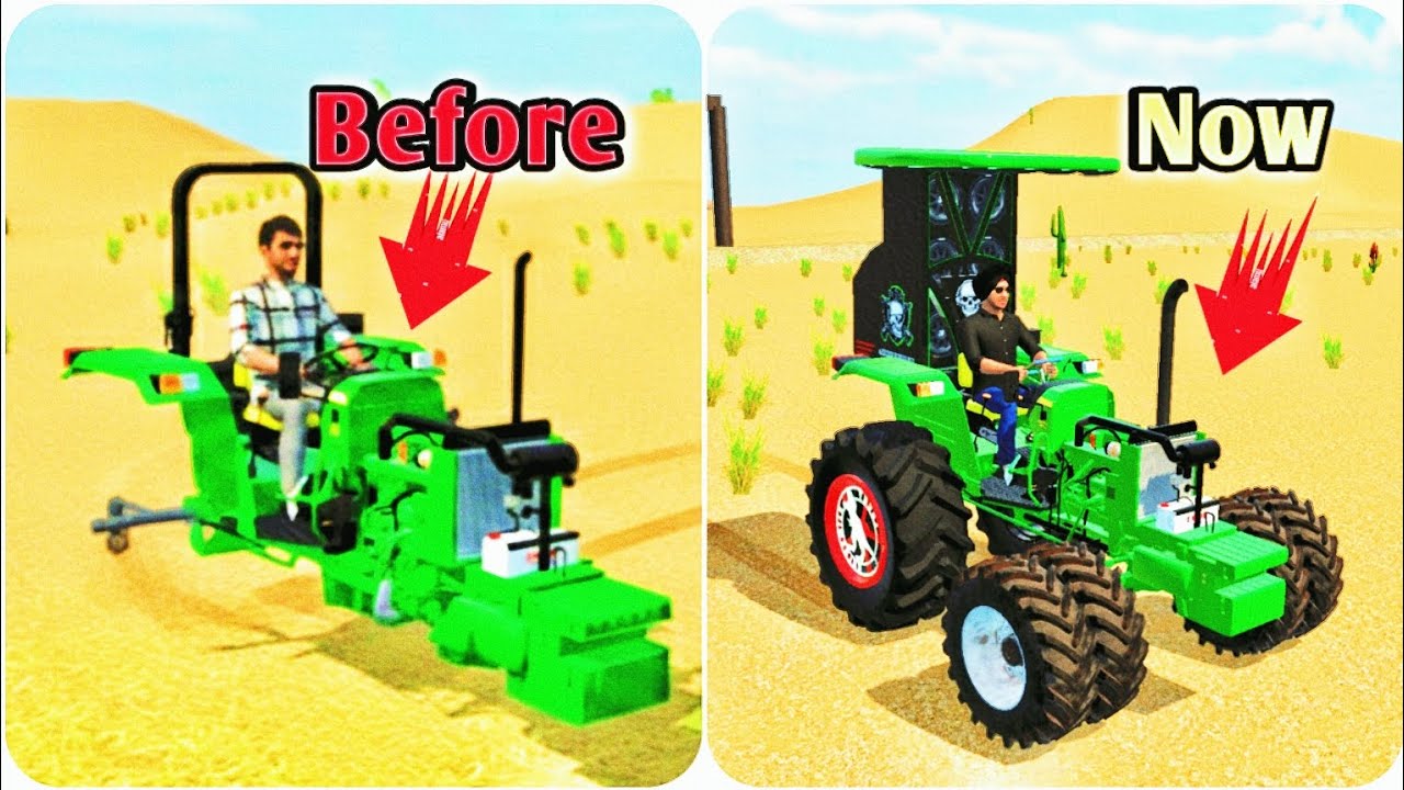 🤩aaj Hamne apne jhondeer 5075 full modify tractor bna ki us ka power 🦅‼️ check keya