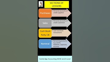 Types of Ledgers- IGCSE Accounting Revision Shot 💉