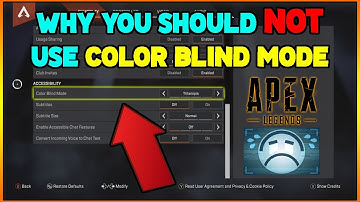 Why you should NOT use COLOR BLIND MODE unless you need it - Apex Legends Season 9