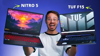 A VERDADE! Acer Nitro 5 VS Asus Tuf F15 - Qual o melhor notebook gamer?