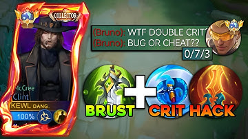 CLINT NEW ABNORMAL BURST CRIT DAMAGE BUILD!🔥 (must try) CLINT BEST 1 HIT BUILD 2025!!