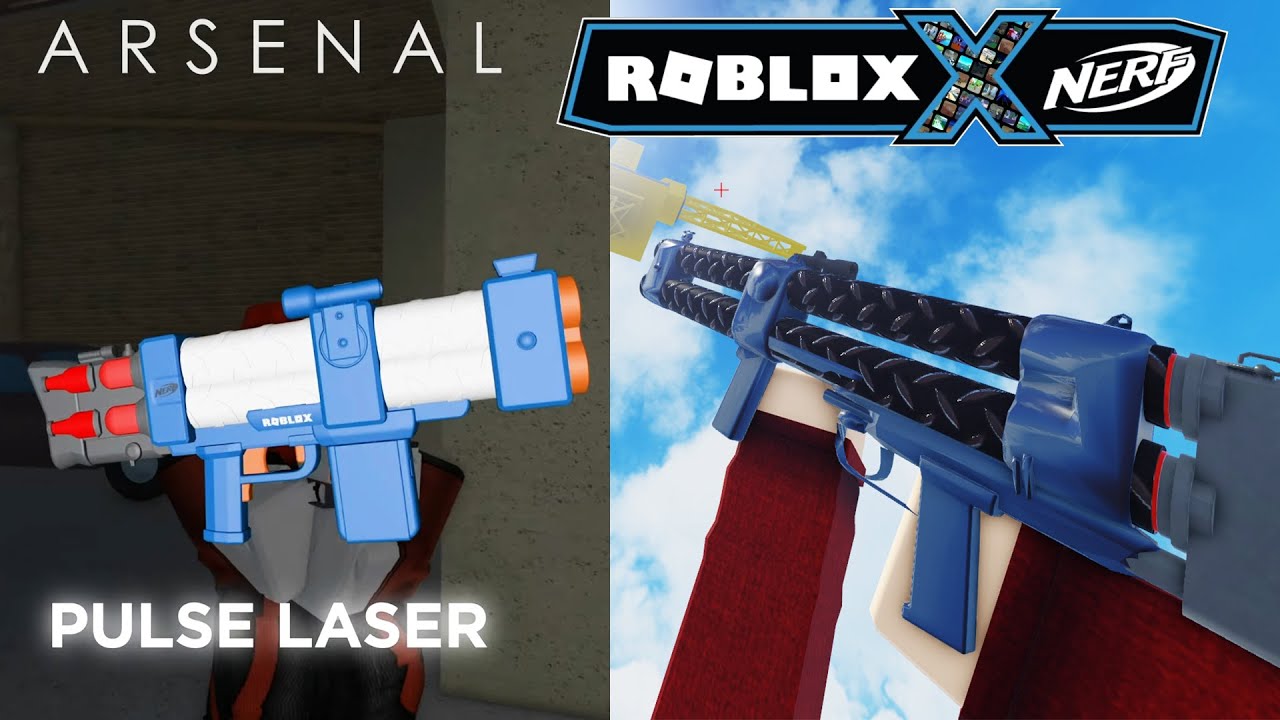 NEW ROBLOX ARSENAL NERF GUN 