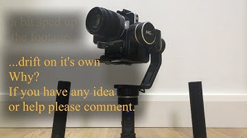 Feiyu MG V2   Drifting Issue Video Proof