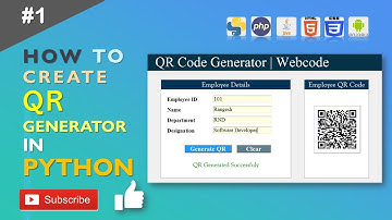 How to Create QR Code Generator in Python | Complete GUI python tutorial in Hindi #Part1