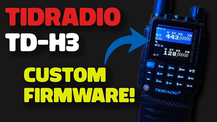 NicSure Firmware for the TIDRADIO H3 - Quick Install Guide.