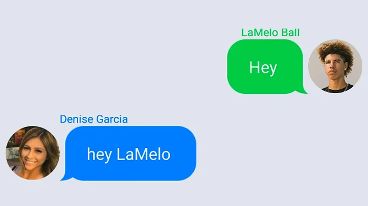 LaMelo Ball Texting Lonzo Ball's Girlfriend (Denis...