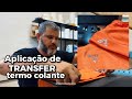 APLICANDO TRANSFER RECORTE COM PRENSA PROFISSIONAL