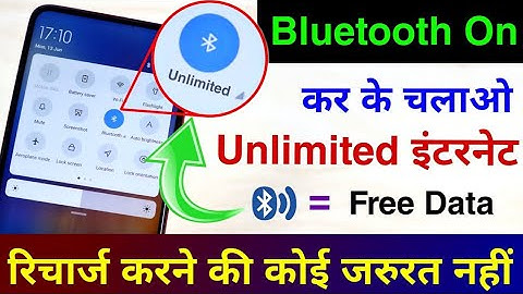 Turn On Bluetooth and Use Unlimited Internet | New Bluetooth Trick | Use Unlimited Internet 2024