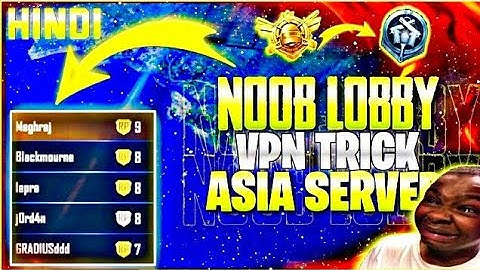 HOW TO GET NOOB LOBBY IN PUBG MOBILE LITE| PUBG LITE BOT SERVER| NOOB LOBBY IN ASIA VPN|SCF INFINITY