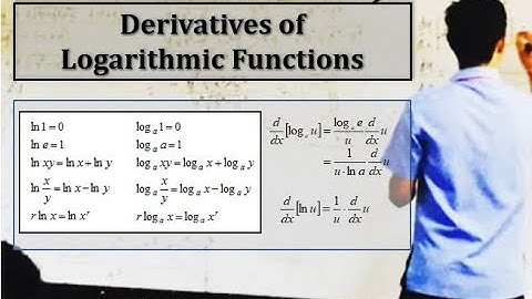 Derivatives of Logarithmic Functions