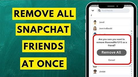 How to Remove Multiple Snapchat Friends At Once (2023) | Delete All Friends on Snapchat At Once
