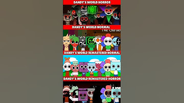 Incredibox Sprunki Dandy’s World Remastered VS Horror VS Dandy’s World VS Horror *MIX VERSION*