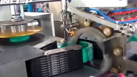Automatic coiling and packing machine in one unit(automatic wrapping machine)