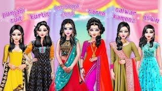 Indian Sari Dress-Up Games #girlsgames #kidsgames #indianweddinggame #newgames #traditional screenshot 3