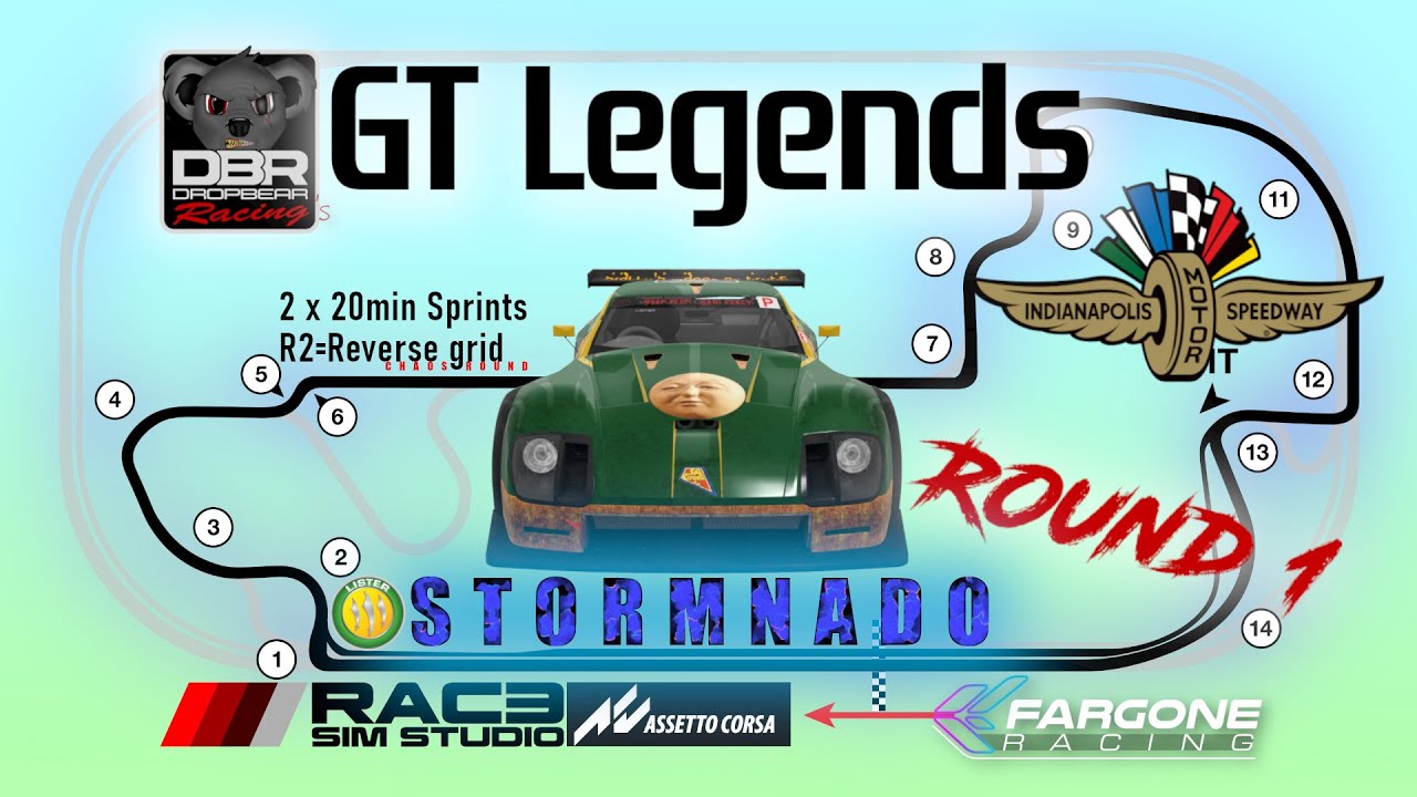 DropBearRacing | RSS Tornado V12 (Lister Storm) | Indianapolis | Round ...