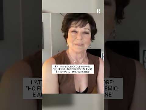 Video Monica Guerritore: Ho finito un ciclo di sei chemio, è andato tutto molto bene
