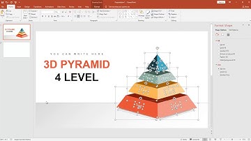 How to create 3D Pyramid chart in PowerPoint presentation