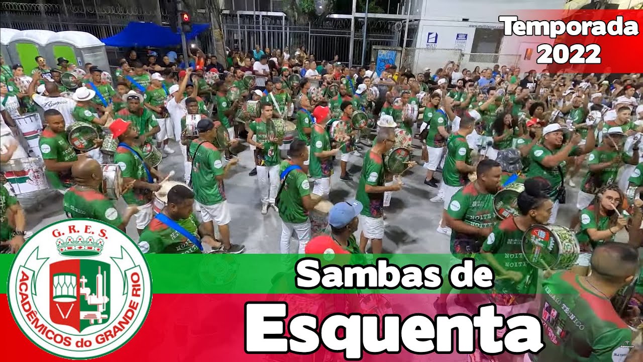 Grande Rio 2022 | Sambas 1993, 2007 e 2020 - Ensaio Técnico | Samba ao vivo - 