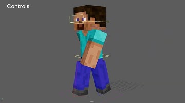 Steve Walkcycle v02 | Minecraft Animation