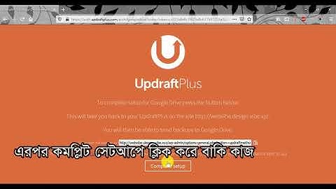 ওয়ার্ডপ্রেস ওয়েবসাইট ব্যাকআপ ।। How to create Total backup of your WordPress website.