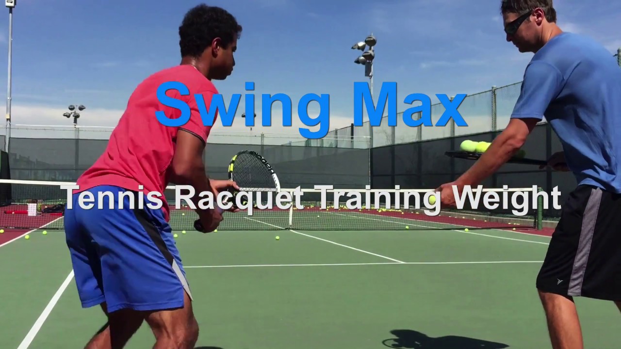 Swing Max Tennis Racquet Training Weight YouTube
