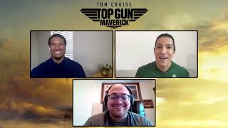 Top Gun: Maverick Interview with Actors Danny Ramirez \& Greg \\