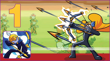 Stickman Battle Gun war: Gameplay Walkthrough Part 1 (iOS,Android) Tutorial