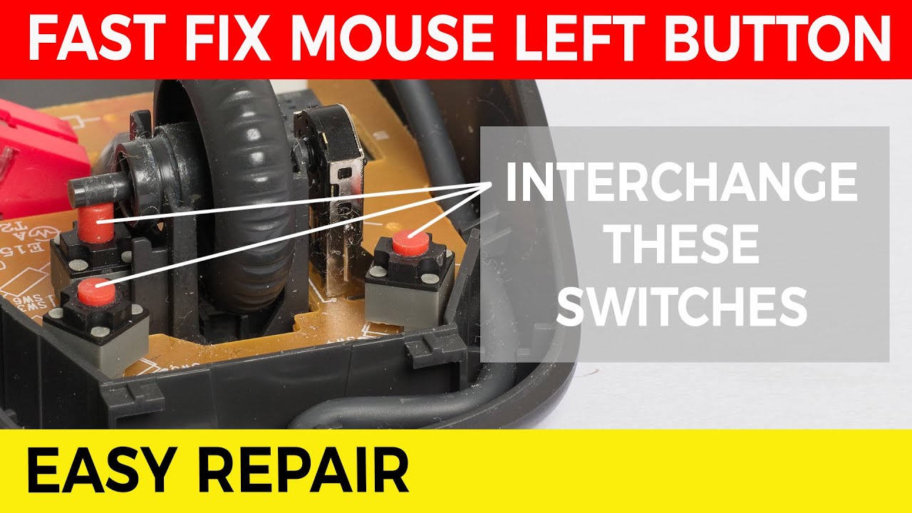 Fix Mouse Left Click Sticking 🖱️ - YouTube