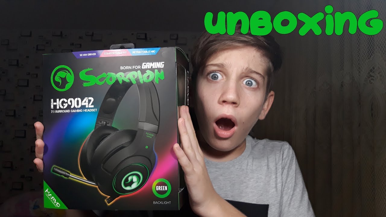 Unboxing Casti Marvo HG9042 (romana)