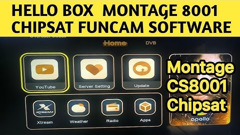 Hello box montege 8001 chipsat FUNCAM software || all Setelite working without vpn ||