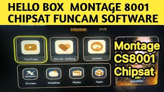 Hello box montege 8001 chipsat FUNCAM software || all Setelite working without vpn || screenshot 3