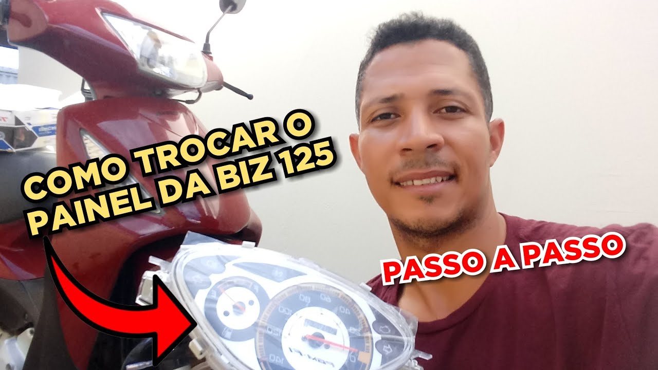 Como substituir o painel da Biz 125