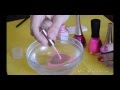 Водный маникюр в домашних условиях (Water marble nail art)