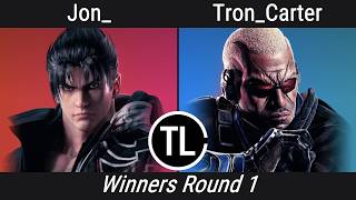 Jon_ (Jin) vs Tron_Carter (Raven) - Tekken 8 Round 1 - The Toledo Local #93