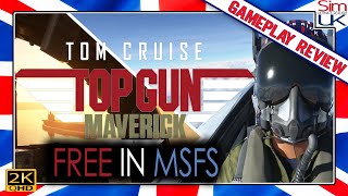 Tom Cruise Top Gun Maverick Expansion - Microsoft Flight Simulator 2020 Low Level Flight Challenges