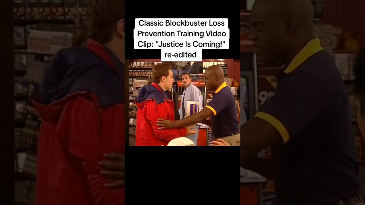 Blockbuster Loss Prevention Training Video: "Justice is Coming!" 