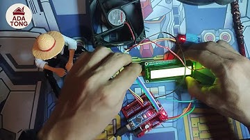 Monitoring Suhu & Kontrol Otomatis dengan BMP280, LCD 16x2, & Relay