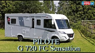 Pilote G 720 FC : confort, habitabilité et compacité pour cet intégral by VIDEOCAMPINGCAR 14,561 views 3 years ago 2 minutes, 21 seconds