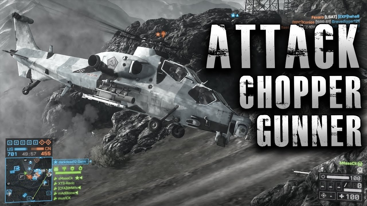 Battlefield 4 Attack Chopper Gunner - TV Missile