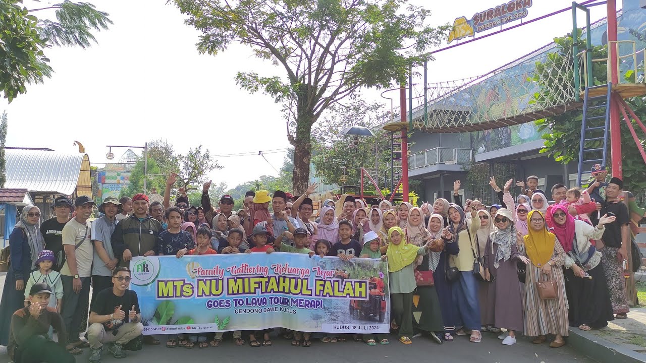 Family Gathering MTS NU Miftahul Falah Cendono Ke Yogyakarta 8 Juli 2024