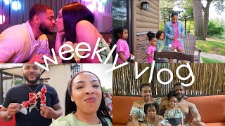 Weekly VLOG | date nights w/ my man😍, quick family trip, shopping for vacation, family visits + more