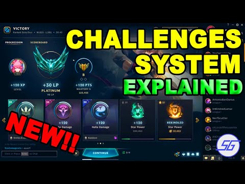 New CHALLENGES System in League! New way to become Challenger! | League of Legends Season 12