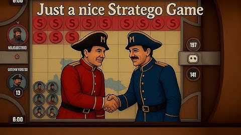 Petercalder VS Funkysnake nice game of Stratego