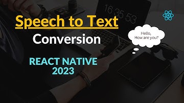 🎙️ Speech to Text Conversion in React Native 2023 | Ultimate React Native Tutorial 🚀