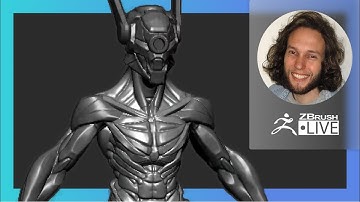 Digital Marathon: Original Robot Design - Deryck Pelegrini - ZBrush 2021.6 (6-17-21 Part 1)