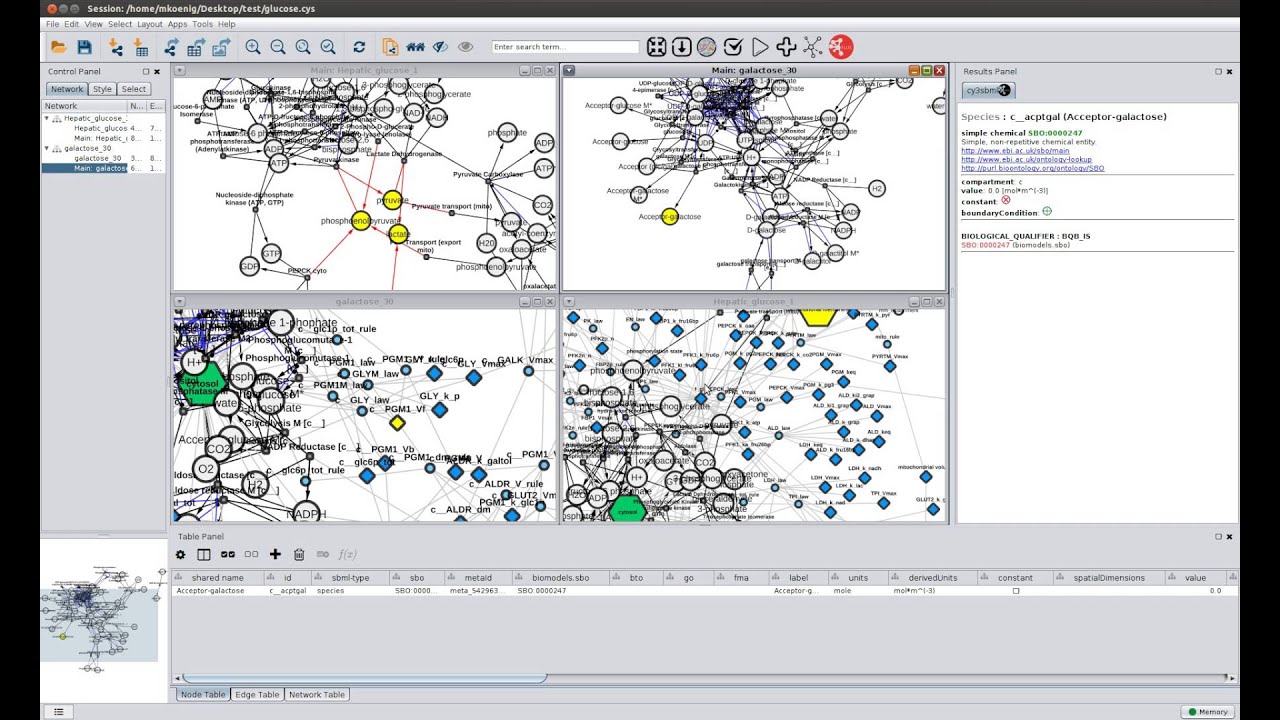 Cytoscape 3.3 Workflow cy3sbml - YouTube