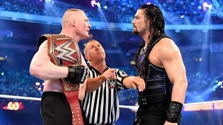 Brock Lesnar Vs Roman Reigns Wrestlemania 34 Highlights